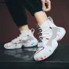 Scarpe High Top New Damping Men Basketball Scarpe da basket Hardweing Women Basketball Sport Sport Sneakers da passeggio esterno per gli uomini