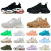 balanciaga balenciaga triple s Daddy Shoes Designer shoes Purple Beige Clear Sole Neon Green Glitter Brown Plate-forme Crystal Bottom chaussure women mens trainers【code ：L】