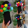 Slippers Summer Wear Fashion Large Candy Size One-Word And Sandals Women's Color Slipper Soft For Women