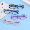 Solglasögon Ultralight Vision Care Anti-Blue Rays Kids Geleglasar Silikon TR Eyewear Light Glasses Soft Frame Goggle