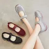 Casual Shoes 2024 Summer Wedges Mesh For Women Breathable Women's Cloth Walking Soft Soled Chaussure Femme