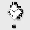 壁の時計シンプルな揺れる不規則な時計クリエイティブエイリアンディスカンスデザインサイレントモダンホームリビングルームアクリルアートデコレーション
