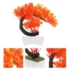 Decorative Flowers Faux Plants Indoor Artificial Potted Christmas Decorations Fake Desktop Adornments