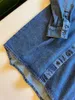 Blouses pour femmes 2024 printemps rétro lavé Denim bleu profil décontracté chemise ample veste