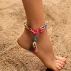 New Handmade Chain Splicing Anklet Women's Tassel Shell Creative Design European and American Fashion Anklet