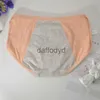 Kadın Külotu Kadın Menstrüel Panties Pamuk Pamuk Pamuk Emici Külot Sızdırmaz Midwaist Şort Seksi Nefes Alabilir Kılavuzlar L-4XL 240319