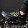 HBP Non-Brand Summer New Design Work Shoes Breathable Steel Toe Cap Safety Shoes Light Anti Puncture Protective Shoes for Workers