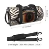 Utomhuspåsar Eye Illuminati Sport 3D Tryck stor kapacitet Gym Bag Oxford Men Women Custom Handbag Swimming Colorful Fitness