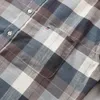 Plus Size 7XL 6XL 5XL Mens Social Shirt Pure Cotton Oxford Luxury Brand Thin Soft Buttoned Plaid Formal Work Western Clothing 240312