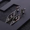 GEMS Beauty Natural 925 Sterling Silver Smoky Quartz arring Coffee Beans مستوحاة من المجوهرات الراقية للنساء للنساء 240311