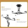 Świece Home Retro Decoration Holder (Vintage Tin) Candlesticks Western Style Base Cync Stop Stołu Święty stół na przyjęcie weselne