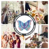 Piatti usa e getta Piatti per feste in famiglia Piatti di carta Piatti da picnic Piatti con design a farfalle Posate