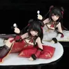 Anime Manga Koszmarne figurki Anime Tokisaki Kurumi leca postawa dziewczyny figurka PVC GK zabawki dla Chopcw prezenty na biurko kolekcjonerskie 240319