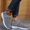 Casual Schuhe 2024 Frauen Turnschuhe Mode Socken Atmungsaktive Sneaker Sommer Vulkanisierte Trainer Tenis Feminino Wohnungen