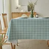 テーブルクロス防水とオイルプルーフ非洗浄可能なPVC格子縞の本テーブルクロスノルディックインスタイル長方形