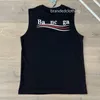 Mens designer t shirt Tees vest Tops sleeveless t shirts Summer Sports Breathable Sweat-absorbing Black loose short sleeve Top Fashion Men's women Clothing Asian size