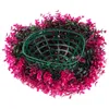 Dekorative Blumen Eukalyptus Gras Ball Pflanzenkugeln Outdoor Weihnachtsdekorationen Künstlicher Topiary Simulationsbaum Gefälschter Anhänger