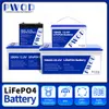 LiFePo4 батарея 12 В 100 Ач 200 Ач литий-железо-фосфатная аккумуляторная батарея класса А встроенная BMS для домашнего хранения энергииEV RV