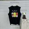 Designer-T-Shirt-Weste, ärmelloses T-Shirt für Männer, T-Shirt, Damen-Kleidung, Shorts, Ärmel, französische Marke, Großhändler, Sommer, atmungsaktiv, Luxus-Top-T-Shirts, lose T-Shirts in Übergröße