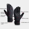 Gants gants de ski d'hiver hommes cyclistes vélo femmes thermiques thermiques vent froid étanche tactile
