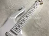 Gitar Süper Nadir Prens Bulut Glitter İnci Beyaz Elektro Gitar Alder Vücut, Akçaağaç Boyun, Altın Donanım