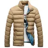 Novas jaquetas parka homens venda quente qualidade outono inverno quente outwear marca magro dos homens casacos casuais windbreak jaquetas