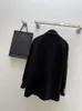 Женские костюмы Mmsix, модный брендовый спортивный костюм, осенняя зимняя куртка, классический однотонный деловой костюм с широкими лацканами, черный мм