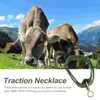 Dog Collars Tie Cow Collar Pet Supplies Cattle Feeding Traction Rope Livestock Dedicated Safe Canvas Horse Safety Supply