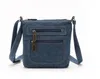 Sac avant Double fermeture éclair épaule coton Denim dame jean messager femme petit