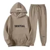 Designer ESS Survêtement Causal Hommes Femmes Costumes 28 Couleurs Sweatsuits Sport Jogger Printemps Automne Pollover Sweats À Capuche Pantalons Sportwear