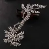 Diademi Perla Strass Donna Fascia Accessori per capelli da sposa Per le donne Sposa Tiara Fascia per capelli Gioielli Argento Colore Fascia per capelli Y240319