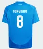 Euro Cup 2024 Italie Kid Soccer Jersey Fan Version TOTTI CHIESA BARELLA BUFFON DE ROSSI R.BAGGIO Italia Football Shirt 23/24 Uniforme Rétro Maglie Da Calcio