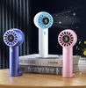 Usb Rechargeable Handheld Fan Portable digital display 5-speed silent fans Portable Keychain carabiner Foldable Desk Fans