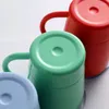 Tumblers Venta al por mayor Tazas de leche de 8 oz con asa de acero inoxidable Termo portátil Tazas de café aisladas Drinkware Respetuoso del medio ambiente para regalo de fiesta