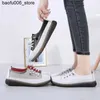 Casual Schuhe Sommer Herbst Echtes Leder Vulkanisierte Schuhe Frauen Jogging Turnschuhe Frau Lace Up Flache Walking Trainer Fitness Cross-training Q240320