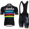 Costume de vélo pour hommes Costume Bike Man UCI Bora Bicycles Short Vêtements Summer MTB Vêtements Sports Bib Uniforms Set Sets Team 240318