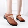 Casual Shoes Women Vulcanized High Quality Genuine Leather Buckle Strap 3CM Square Heels Office & Career For