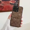 Fundas para teléfono Diseñador iPhone 15 plus 13 12 14 11 Pro max 15Promax Funda de cuero de lujo unisex a prueba de golpes