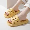 Slippers Waterleaky Bathroom Quick-Drying Shower Slides Hollow Out Indoor Summer Soft Shoes Anti-Slip Flip Flops For Men Women H240325