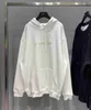 Designer Rätt version Tidig vår Ny lyxmode B Family R Letter Men's and Women's Loose Loop Hooded SweaterCdtl