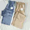 Casual Sporty Women Pants Elastic midjekontrast Färgbyxor Luxur Designer Drawstring Pants