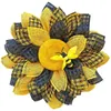 Wall Stickers Outdoor Window Decoration Sticker Sunflower Bee Pvc Self-adhesive Can Be Removed#g30