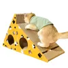 Brinquedo para animais de estimação gato arranhando placa garra moedor de papel ondulado gato scratcher resistente ao desgaste escalada raspador de gato protegendo móveis 240309