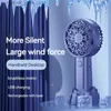 Electric Fans Handheld mini fan with desktop stand portable desktop fan USB chargingY240320