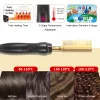 Irons Copper Hot Comb Straightener for Wigs Afro Hair Heating Comb Straightening Brush Electric Pressing Comb Curler Hair Straightener