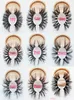 5d Mink False Eyelashes 25mm Långt tjocka fluffiga Wispies Eyelashes 100 Handgjorda full remsa Mink Fake Lashes Extension Tool 662428915