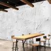 Wallpapers Wellyu Papel De Parede Custom Wallpaper HD Large Cement Ash Marble Slab Wall Behang Papers Home Decor Tapety