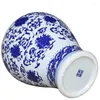 Bottiglie Vaso in ceramica Jingdezhen Antico blu e bianco Conservazione Tempio in porcellana Soggiorno Arredamento casa