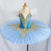 Stage Wear Ballet Tulle Robe Professionnel Swan Lake Ballerina Pancake Tutu Costume Adulte Femmes