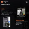 장비 Magene H003 Garmin Bryton Igpsport 컴퓨터 용 심박수 센서 실행 Bluetoothcompatible Ant + Bike 모니터 사이클링 센서